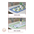 Caminho Trilho de Mesa Aparadores Balcões 01 Peça 125Mx43cm Estampado Tecido Microfibra 100% Poliéster - Imagem 17