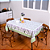 Toalha de Mesa Cozinha Quadrada Estampada P/04 Lugares Microfibra 100% Poliéster - 1,50 m x 1,50 m - Imagem 8