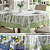 Toalha de Mesa Cozinha Quadrada Estampada P/04 Lugares Microfibra 100% Poliéster - 1,50 m x 1,50 m - Imagem 1