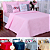 Cobreleito Queen Completo c/08 Peças Com Lençol de Elástico Para colchões de até 30 cm Porta Travesseiro Capa de Almofada Decorativa - Imagem 1