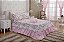 Kit 5 Peças Cobre leito Colcha Casal Queen Tecido Matelassado com Babado - Imagem 5