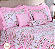 Cobreleito Colcha Queen Size Babados Decorativos Com 06 Peças Com Porta Travesseiro e Capas de Almofada - Imagem 9