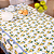 Toalha de Mesa 8 Lugares Allegra 2,50x1,50m Estampado Tecido Microfibra - Imagem 9