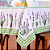Toalha de Mesa 8 Lugares Allegra 2,50x1,50m Estampado Tecido Microfibra - Imagem 6