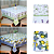 Toalha de Mesa 8 Lugares Allegra 2,50x1,50m Estampado Tecido Microfibra - Imagem 1