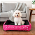 Cama Pet  Extra Grande Quadrada Impermeável Lavável Com Zíper e Refil - 70cm x 70 cm x 15 cm - Imagem 5