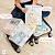 Organizador de Mala Bebê e Infantil Kit c/04 Peças Impermeável Multiuso com Visor e Zíper Estampada - Imagem 3