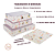 Organizador de Mala Bebê e Infantil Kit c/04 Peças Impermeável Multiuso com Visor e Zíper Estampada - Imagem 14