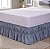 Saia para Cama Box Solteiro, Viúva, Casal Padrão e Queen Elasticada e Ajustável - Imagem 4