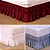 Saia para Cama Box Solteiro, Viúva, Casal Padrão e Queen Elasticada e Ajustável - Imagem 1