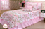 Cobreleito Colcha Solteiro Babados Decorativos Com 04 Peças  Com Porta Travesseiro e Capas de Almofada - Imagem 2