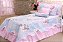 Cobreleito Colcha Solteiro Babados Decorativos Com 04 Peças  Com Porta Travesseiro e Capas de Almofada - Imagem 13