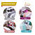 Kit 5 Pçs Edredom Solteiro Colorful Linho e Hipercal 400 Fios - Imagem 16