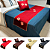 Kit Peseira Cama Solteiro 3 Peças Impermeável e Almofada Cheia 1,50 x 72 - Imagem 1