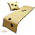 Kit 3 Pçs Peseira Cama Casal Padrão Impermeável e Almofada Cheia Pet 2,00 X 72 - Imagem 8