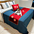 Kit 3 Pçs Peseira Cama Casal Padrão Impermeável e Almofada Cheia Pet 2,00 X 72 - Imagem 2