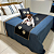 Kit 3 Pçs Peseira Cama Casal King Impermeável e Almofada Cheia Pet 2,60X72 - Imagem 3