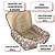 it 2 Pçs Cama Pet e Capa Protetora 2 em 1 para Assento Traseiro Veicular Impermeável Pequeno com Colchonete - Estampado - Imagem 15