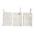 Kit 3  Fralda Pano de Boca Babete Bebê Malha Liso com Viés e Prendedor de Chupeta 30x30cm 100% Algodão - Imagem 5