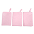 Kit 3  Fralda Pano de Boca Babete Bebê Malha Liso com Viés e Prendedor de Chupeta 30x30cm 100% Algodão - Imagem 6