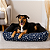 Cama Pet Grande Quadrada Impermeável Lavável Com Zíper e Refil - 60cm x 50cm x 15 cm - Imagem 2