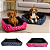 Cama Pet Médio Quadrada Impermeável Lavável Com Zíper e Refil - 50cm x 50 cm x 15 cm - Imagem 1