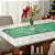 Caminho Trilho Corredor de Mesa Natalino Tecido Oxford 130x40cm Estampa Flocos de Neve Dourado - Imagem 13
