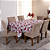 Toalha de Mesa 6 Lugares Estampa Digital Natal 2,00x1,40m Tecido Oxford 100% Poliéster - Imagem 5