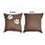 Almofada Decorativa Cheia Capa e Refil Impermeável Matelado Bordado 2 Patinhas para Pet - Imagem 7