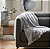 Xale Manta para Sofá Grid Jacquard 2,10m x 1,35m com Franja - Imagem 4