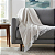 Xale Manta para Sofá Grid Jacquard 2,10m x 1,35m com Franja - Imagem 11
