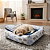 Cama Pet Simples C/Almofada Top Pequeno Quadrada 40x40x15 - Imagem 6