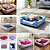 Cama Pet Simples C/Almofada Top Pequeno Quadrada 40x40x15 - Imagem 1
