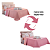 Kit Cobre Leito Colcha c/Lençol Casal Queen 06 Pçs Dupla Face Matelassê Ultrassônico - Imagem 5