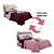 Kit Cobre Leito Colcha c/Lençol Casal Queen 06 Pçs Dupla Face Matelassê Ultrassônico - Imagem 13