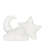 Kit 3 Almofada Decorativa Estrela Lua Nuvem Sherpa Soft Fofinha Hipoalergênico - Imagem 8