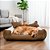Cama para Pets Cachorro e Gato Extra Grande Quadrada 70x70x15 Impermeável c/3 Pçs - Imagem 2