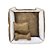 Cama para Pets Cachorro e Gato Extra Grande Quadrada 70x70x15 Impermeável c/3 Pçs - Imagem 3