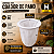 Coador para Café de Pano Tamanho Médio 100% Algodão Reutilizável e Sustentável - Imagem 1