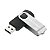 PEN DRIVE 8GB USB TWIST PRETO/PRATA R.PD587 - MULTILASER - Imagem 1