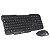 TECLADO E MOUSE SEM FIO PRETO K-W10BK - C3 TECH - Imagem 1