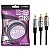 CABO P2 ESTEREO + 2 RCA MACHO FITZ 2MTS R.018-0702 - PERFORM - Imagem 3