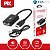 CABO ADAPTADOR/CONVERSOR HDMI MACHO P/ VGA FEMEA C/ CABO AUD - Imagem 1