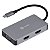 HUB USB TIPO C 5 EM 1 C/ 2 HDMI + VGA + USB 3.0 + POWER DELIVERY 60W R.HC-5VGA - VINIK - Imagem 1