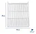 Grade Prateleira Fricon Slim Vrf 284 + 4 Suportes - Imagem 2