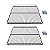 Kit 2 Grades Prateleiras Para Metalfrio Vb40/vb43 Preto - Imagem 1