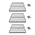 Kit 3 Grades Prateleiras Para Metalfrio Vb40/vb43/vn44 - Imagem 1