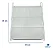 Kit 3 Grades Prateleiras Para Metalfrio Vf55 Vf56 G148 - Imagem 2