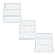 Kit 3 Grades Prateleiras Para Imbera Evz21 - Imagem 1