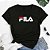 T-shirt FILA - Preto - Imagem 1